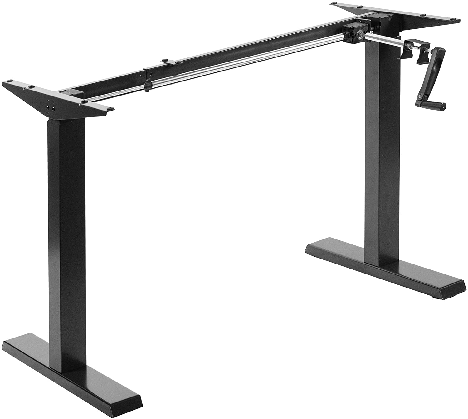 Crank Height Adjustable Desk Frame
