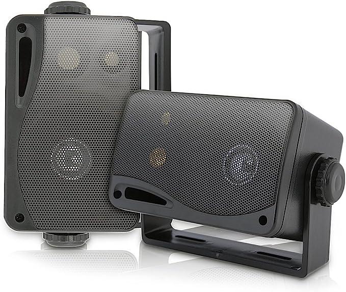 Pyle 3-way Mini Box Speaker System - 3.5