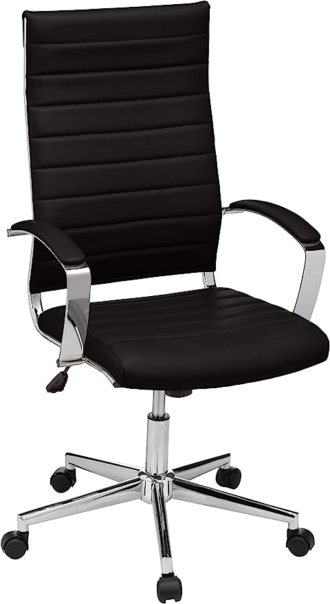 Amazon Basics High-Back Executive Swivel Office Desk Chair