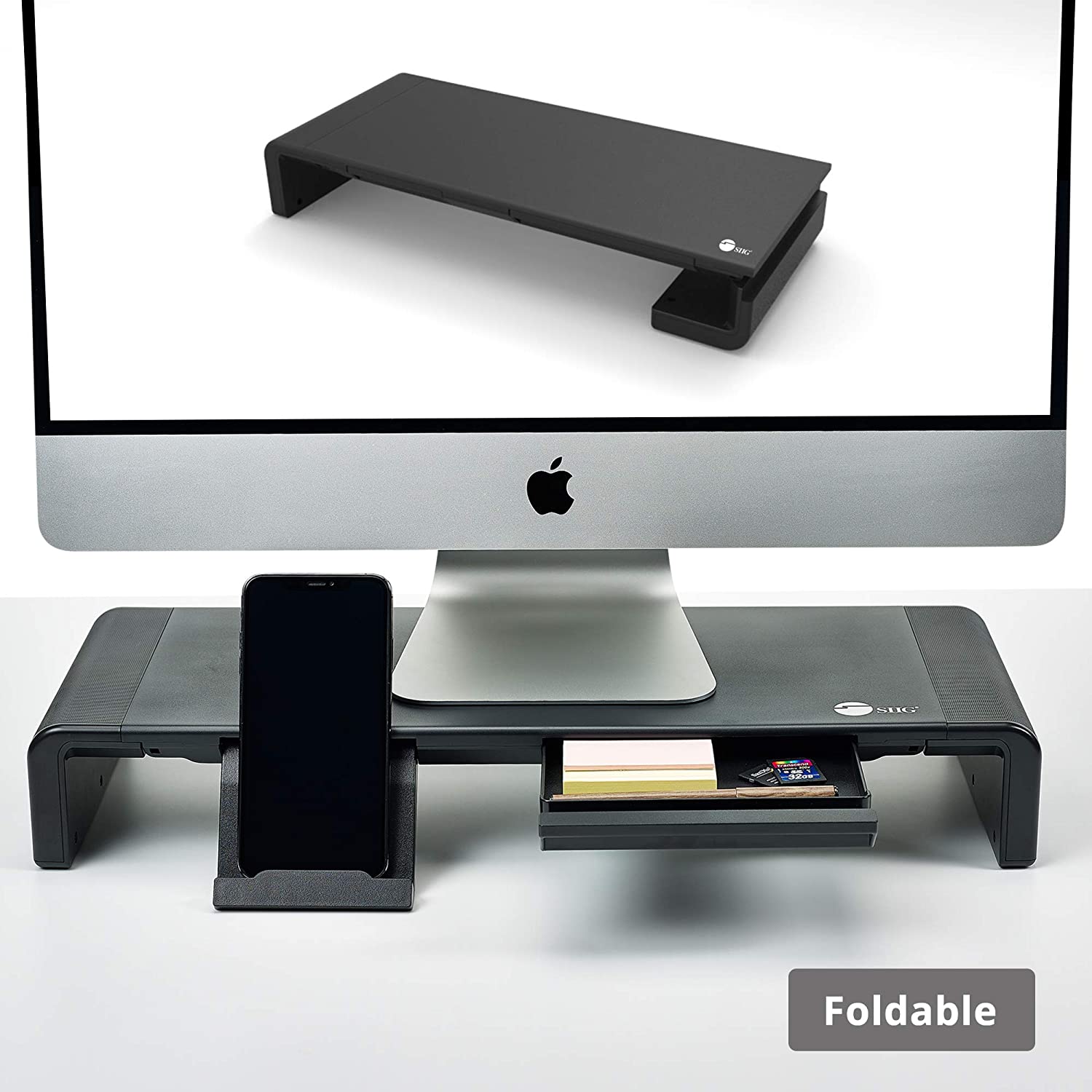 Ergonomic Foldable Monitor Stand Riser