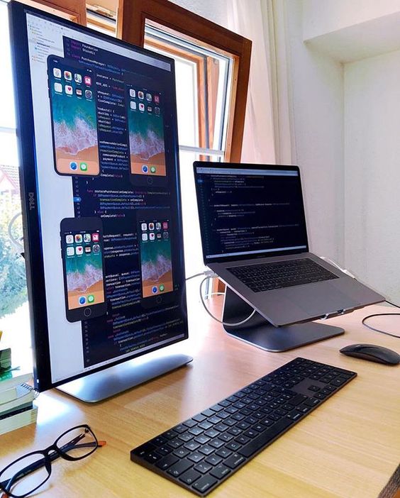 Must Haves For Home Office Setups. Vertical setup