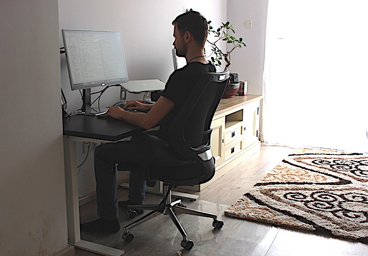 Home Office Ergonomics Checklist: right desk height